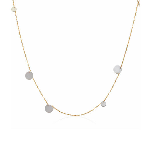 14k Gold + Sterling Silver ‘Confetti Strand’ Necklace