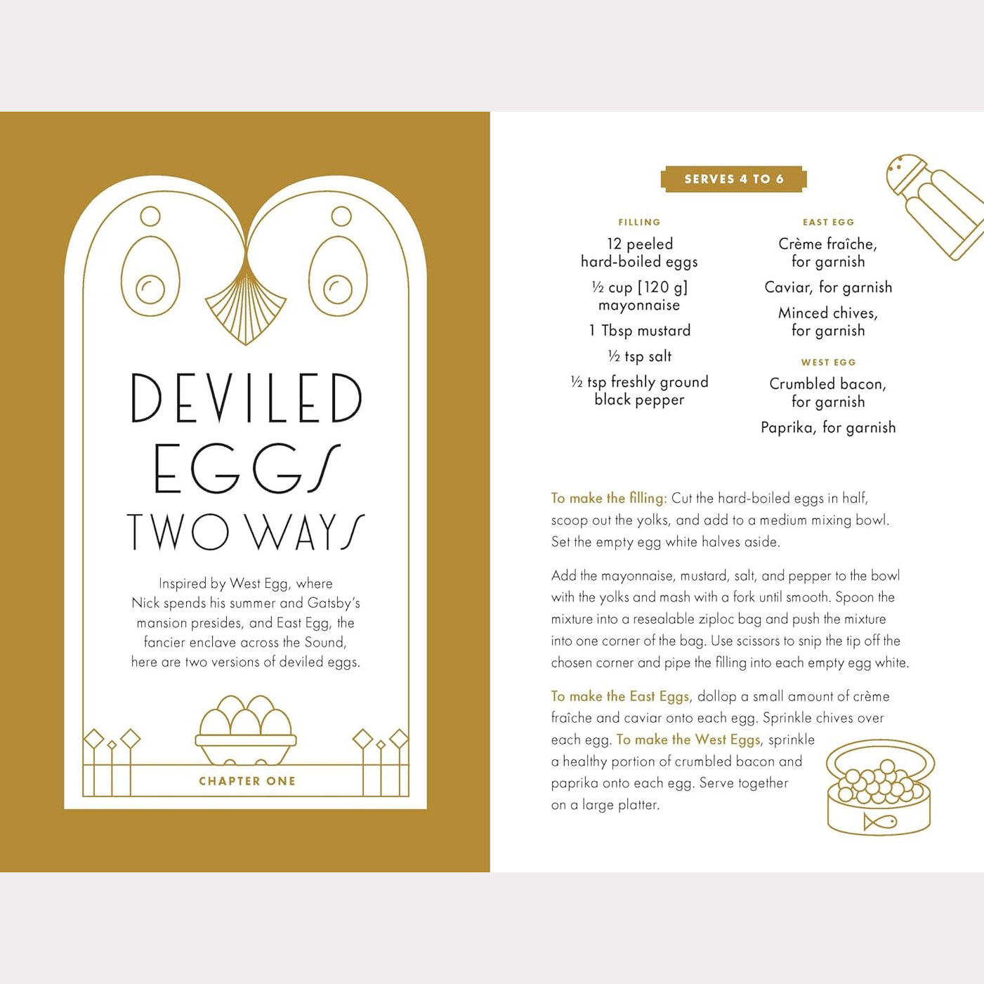 The Great Gatsby: The Complete Novel with 15 Recipes Inspired by the Roaring '20s