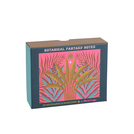 Botanical Fantasy Notes: 20 Notecards + Envelopes (Boxed Set)