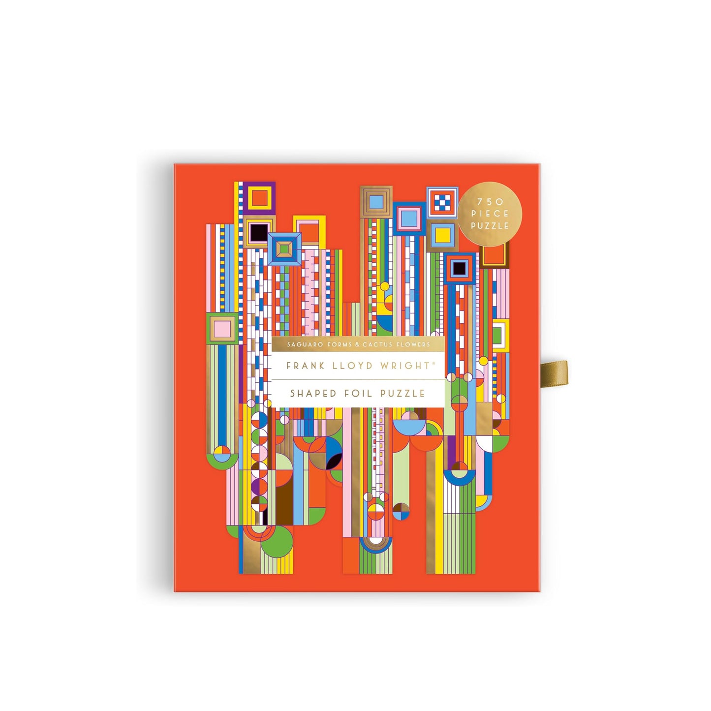 Frank Lloyd Wright Saguaro Cactus + Forms - 750 Piece Shaped Foil Puzzle