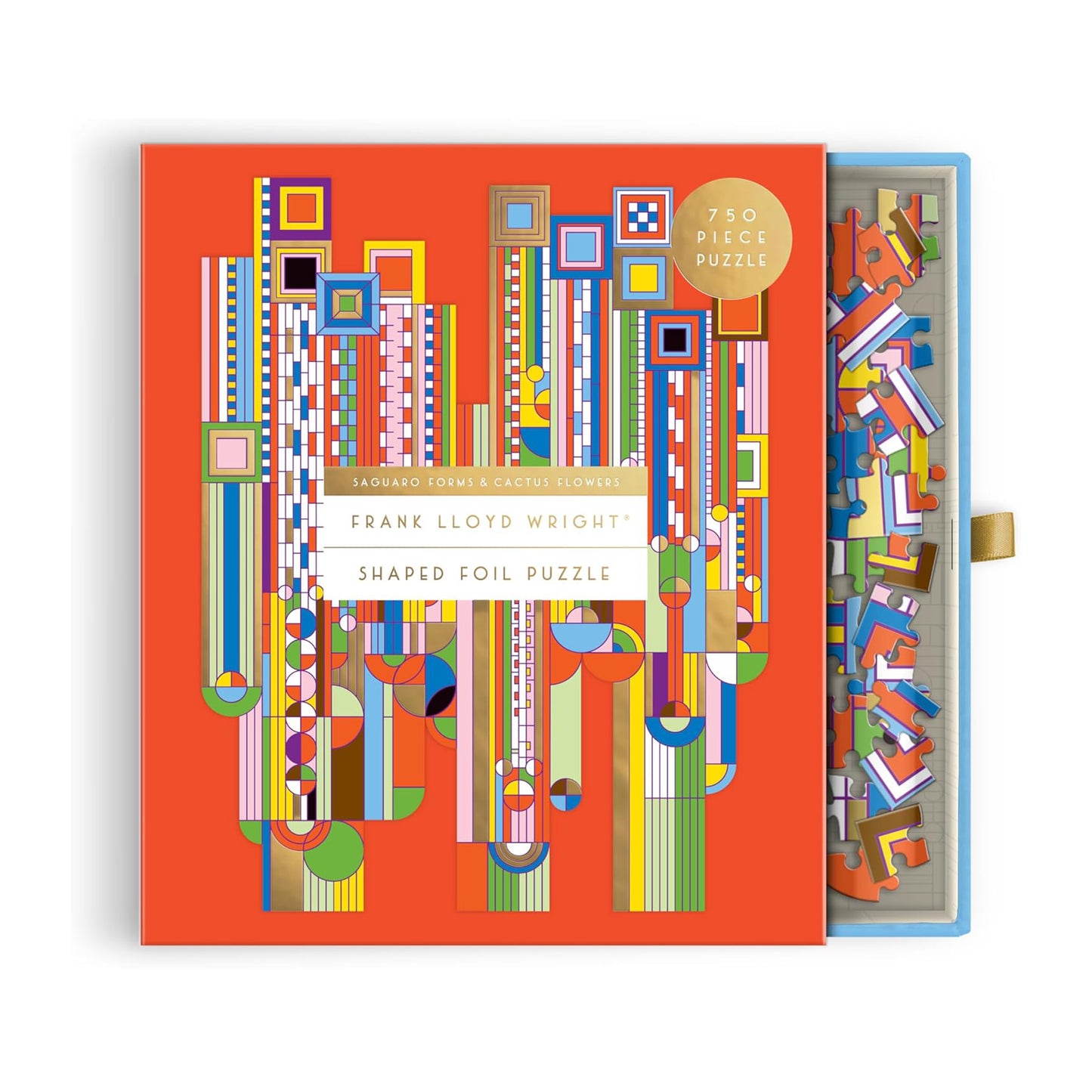 Frank Lloyd Wright Saguaro Cactus + Forms - 750 Piece Shaped Foil Puzzle
