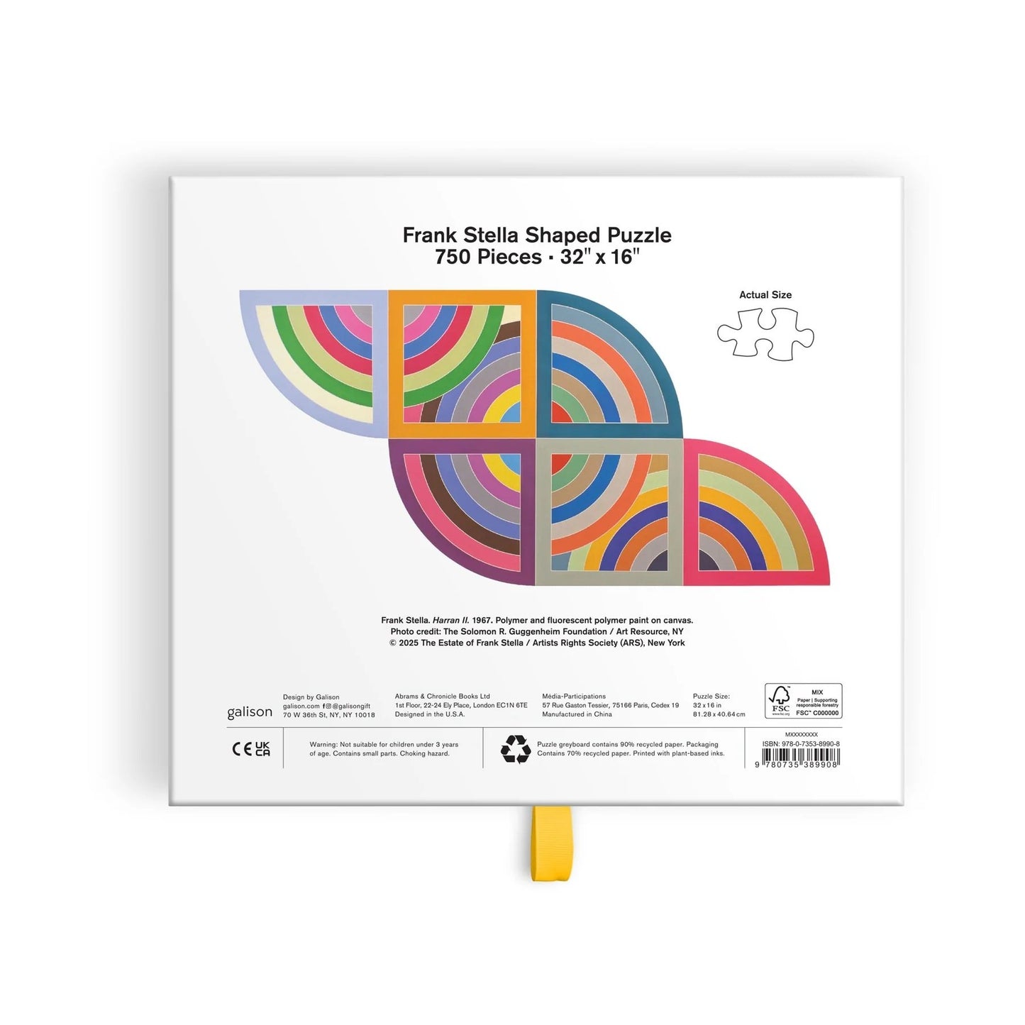 MoMA | Frank Stella 750-Piece Shaped Jigsaw Puzzle