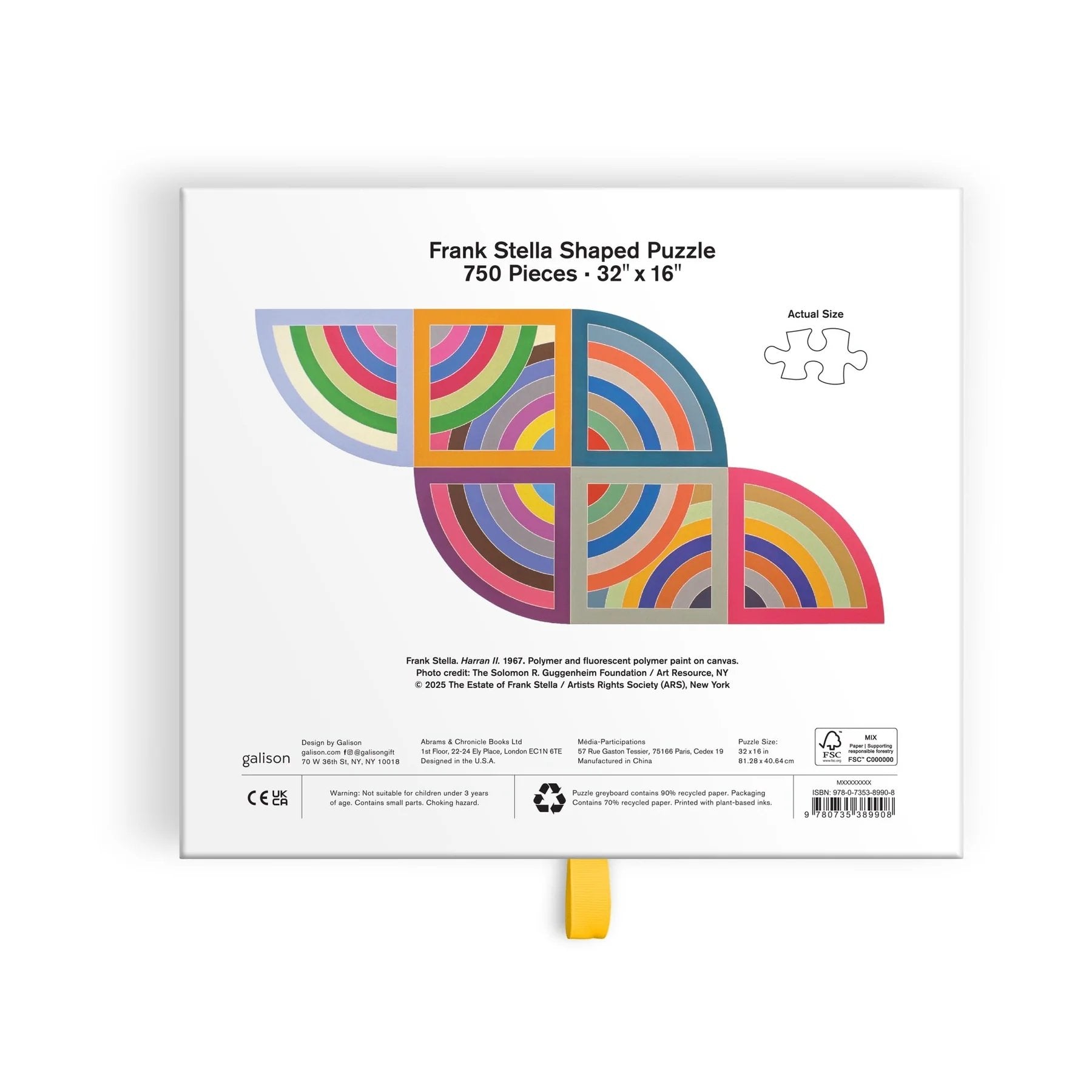 MoMA | Frank Stella 750-Piece Shaped Jigsaw Puzzle