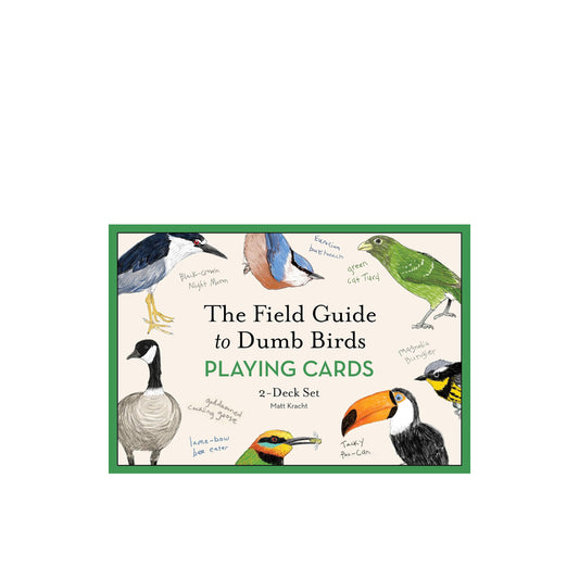 The Field Guide to Dumb Birds Playing Cards - 2 Deck Set