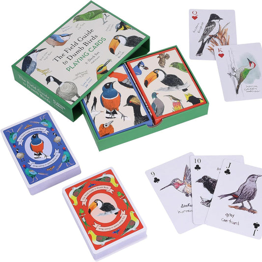 The Field Guide to Dumb Birds Playing Cards - 2 Deck Set