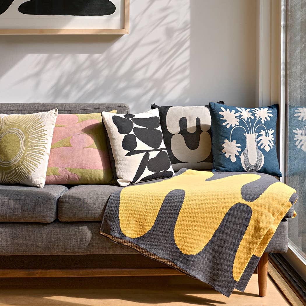 Ebb + Flow Cotton Blanket – Blossom