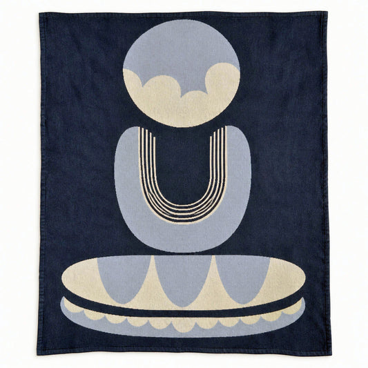 Ebb + Flow Cotton Blanket – Lotus