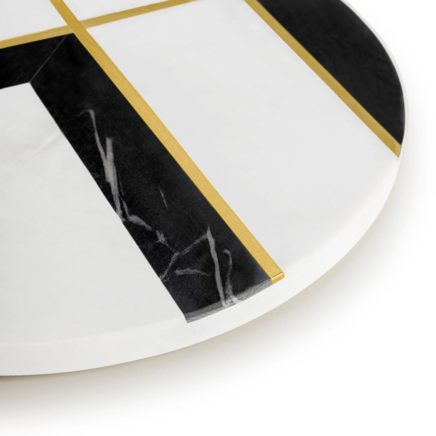 Black + White Marble Board Cheese Board