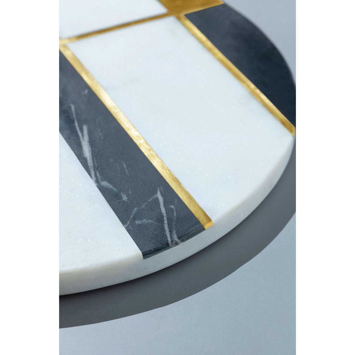 Black + White Marble Board Cheese Board