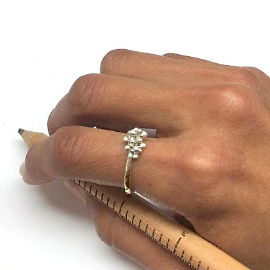 Caviar Ring - Gold Fill + Sterling Silver (Select Size)