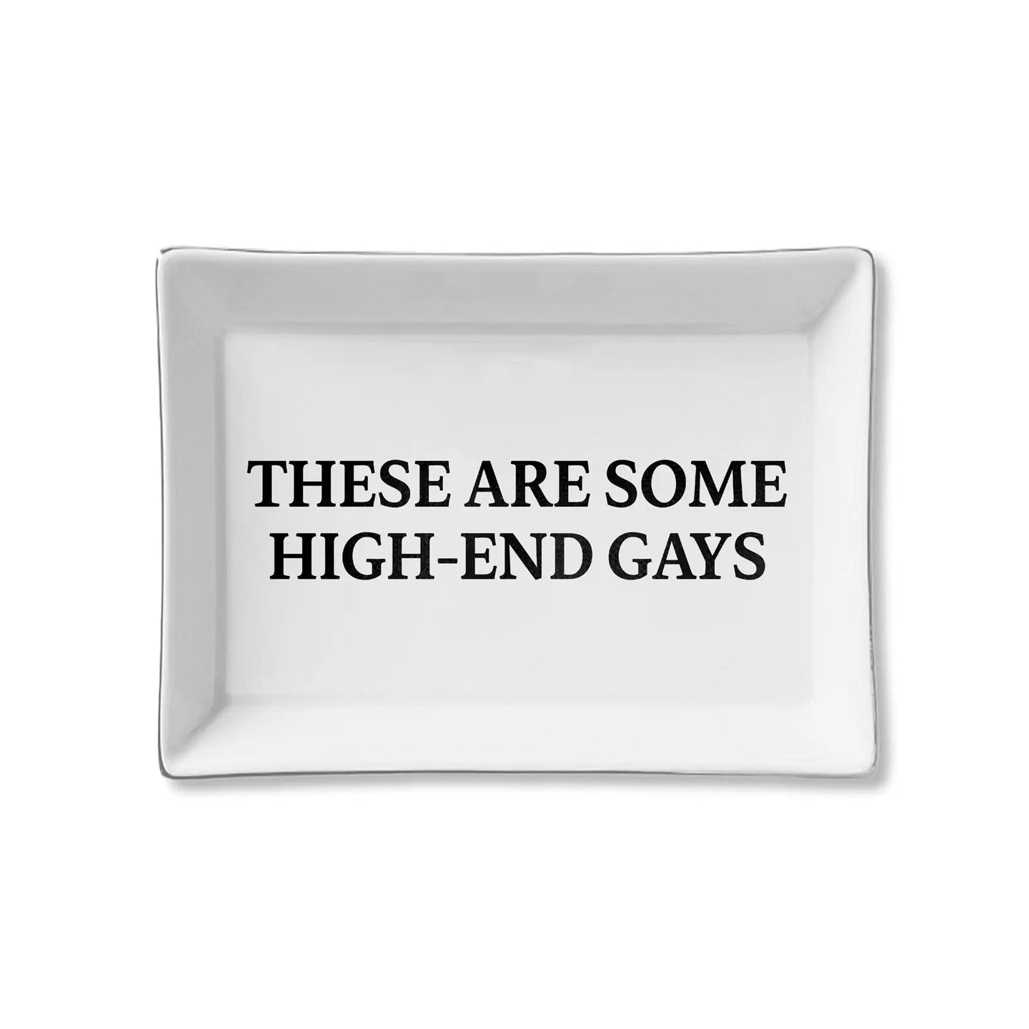 Ceramic Trinket Tray - High End Gays
