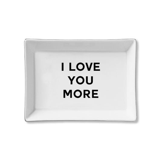 Ceramic Trinket Tray - I Love You More