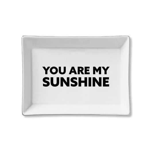 Ceramic Trinket Tray - You Are My Sunshine