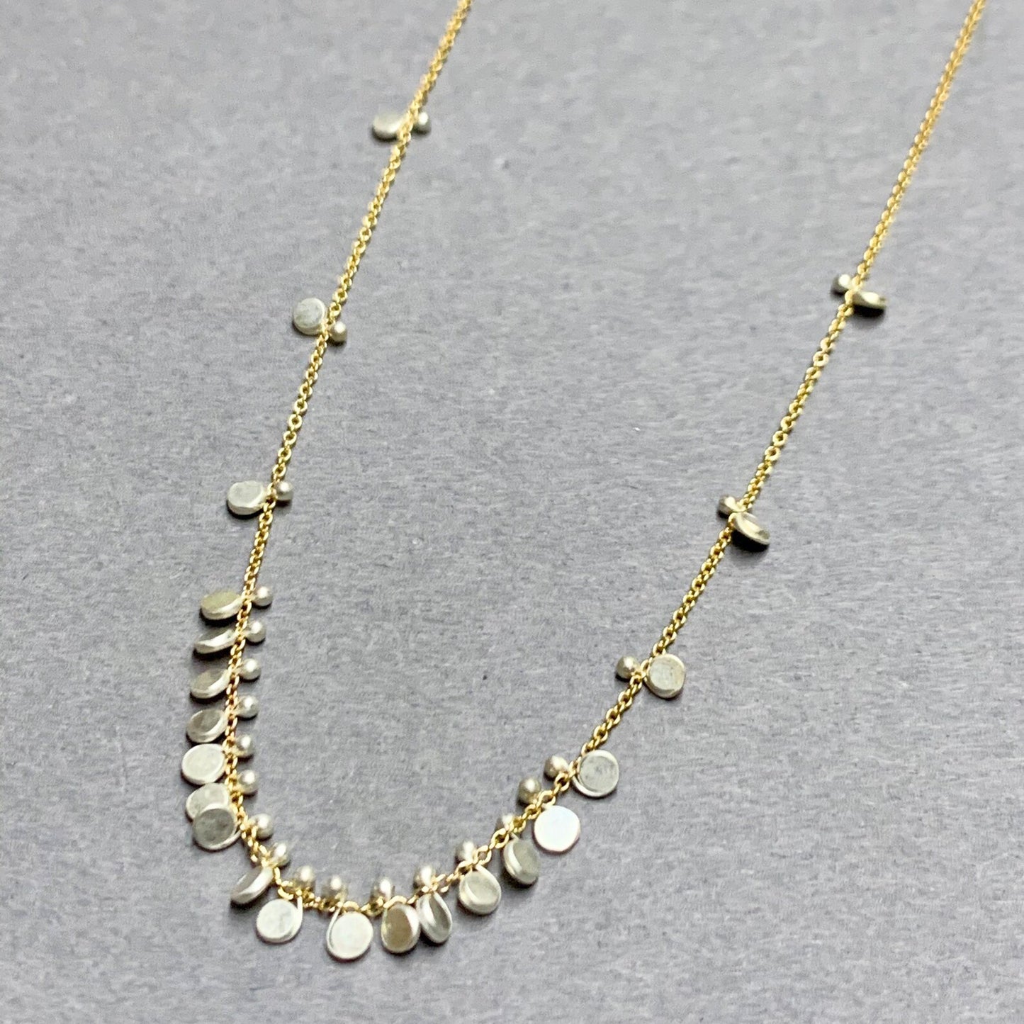 Classic Confetti Necklace - Gold Fill + Sterling Silver