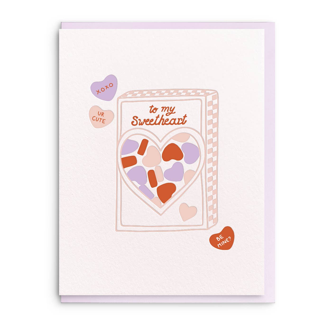 Sweetheart Valentine - Letterpress Card