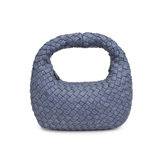 Dare To Dream Small Woven Neoprene Clutch - Denim