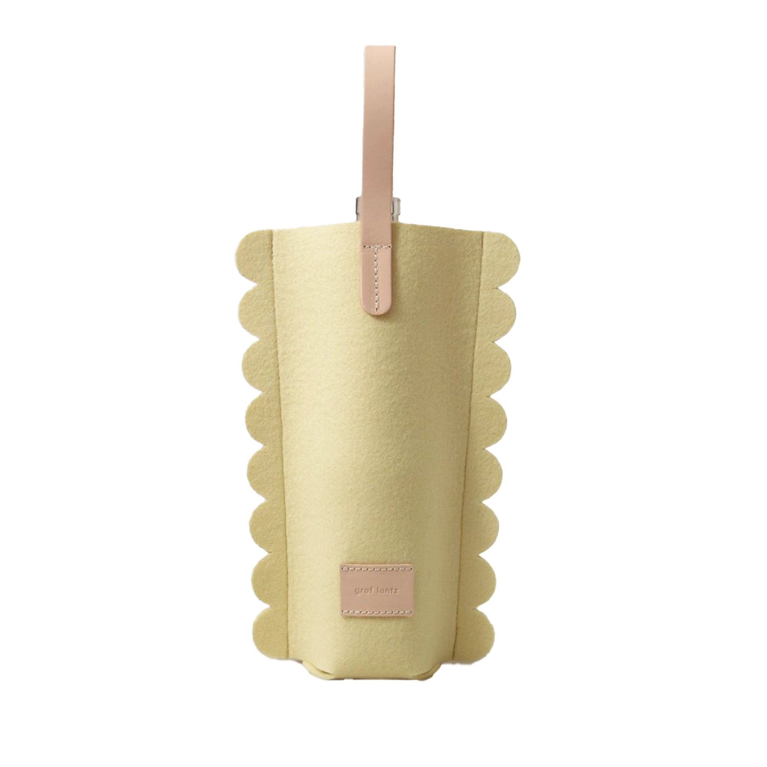 Felt Wine Cozy Carrier - Solo (choose color) Limoncello Deco