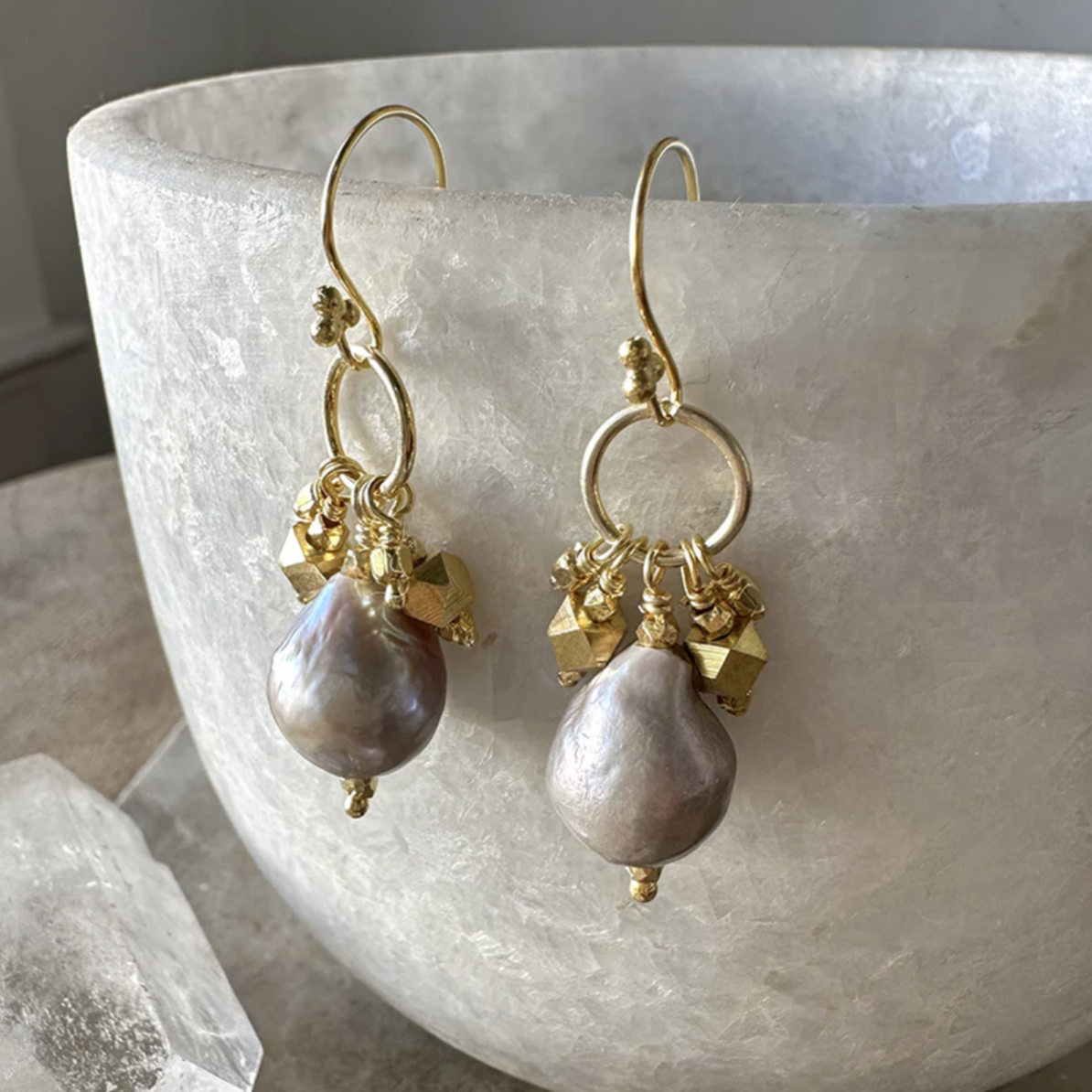 Zoe Freshwater Pearl Drop Earrings