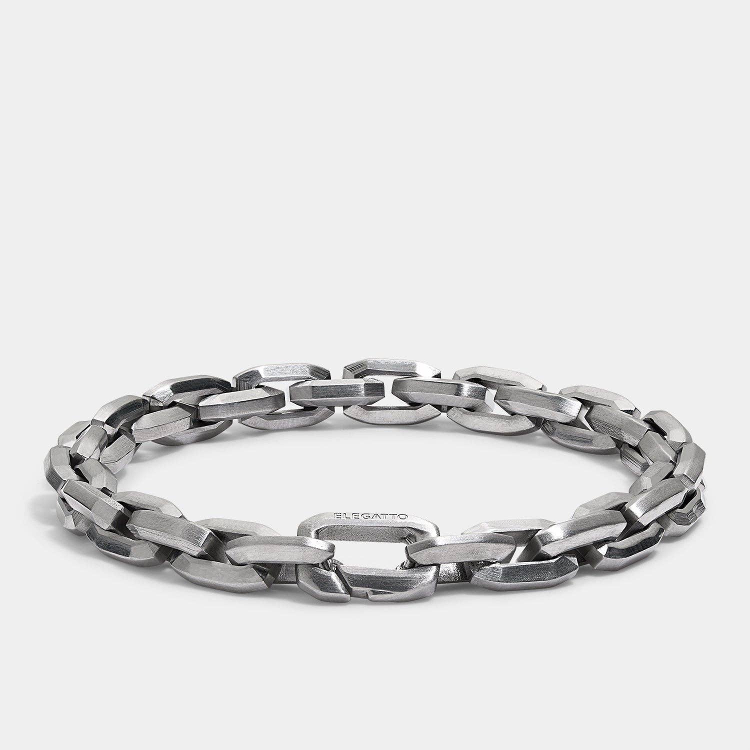 Steel Link Chain ‘Vega’ Men’s Bracelet