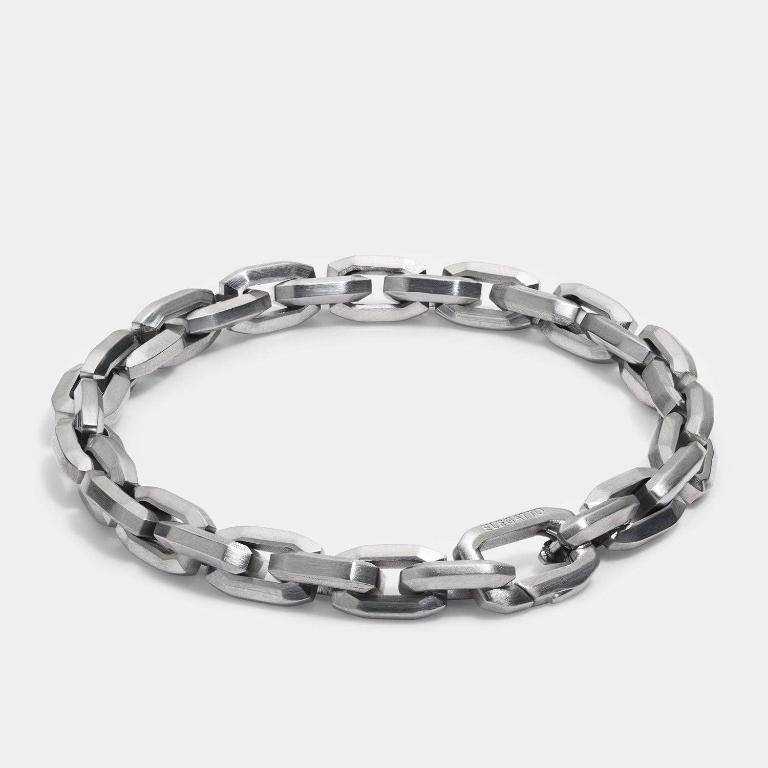 Steel Link Chain ‘Vega’ Men’s Bracelet