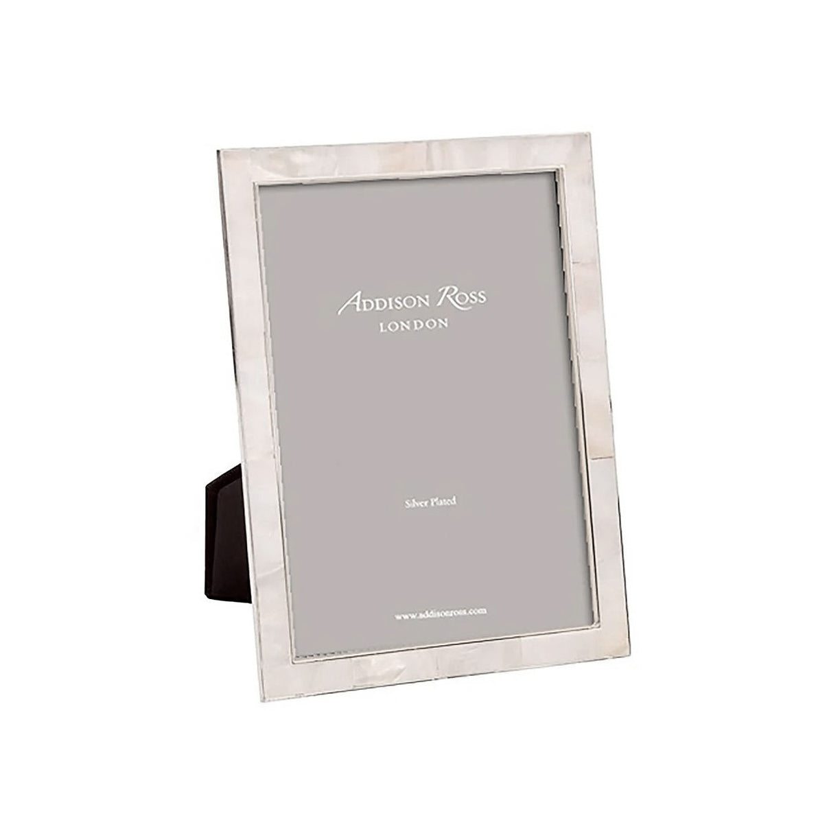 4x6 Mother of Pearl + Silver Picture Frame - Light Natural