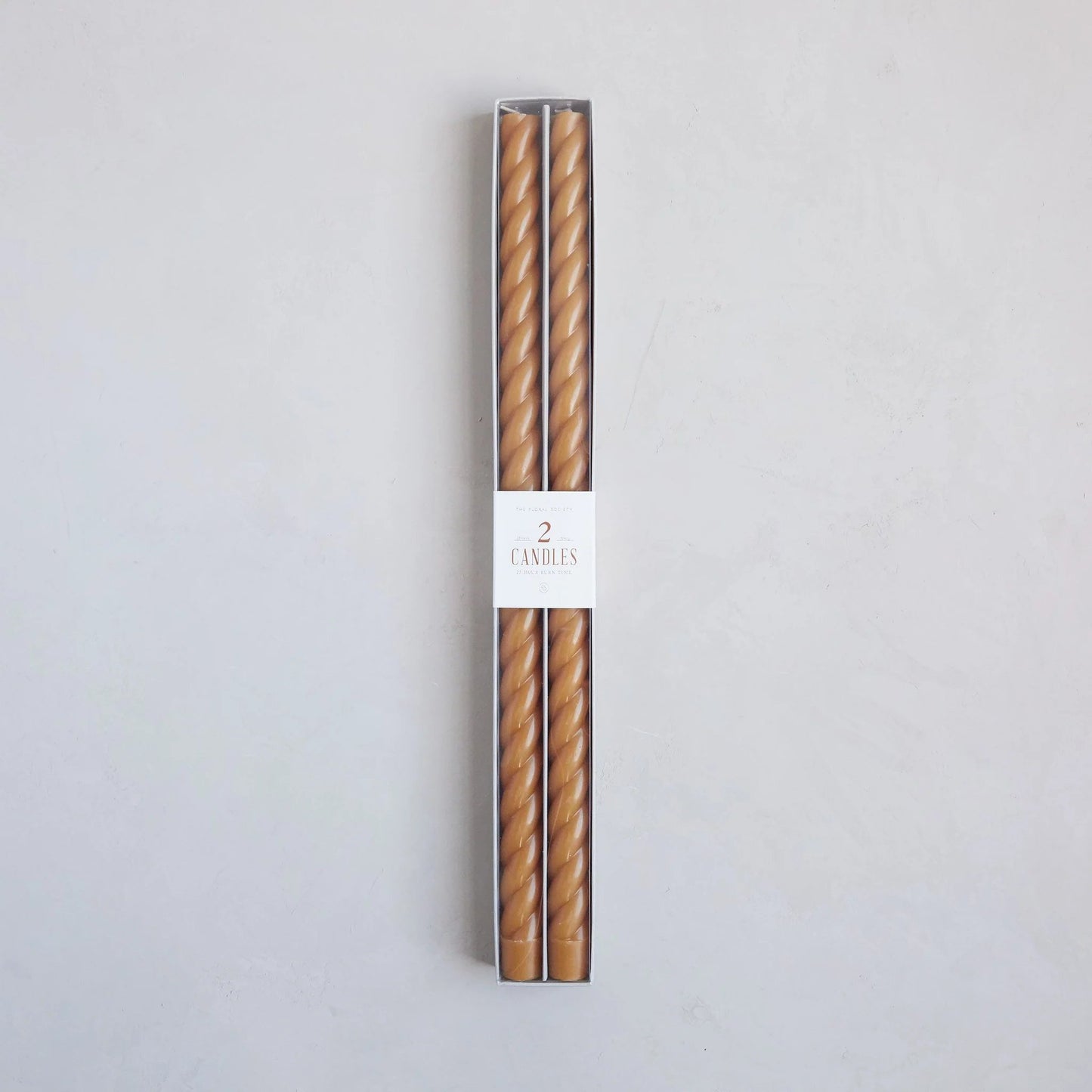 18-inch Fancy Spindle Taper Candles – Miel