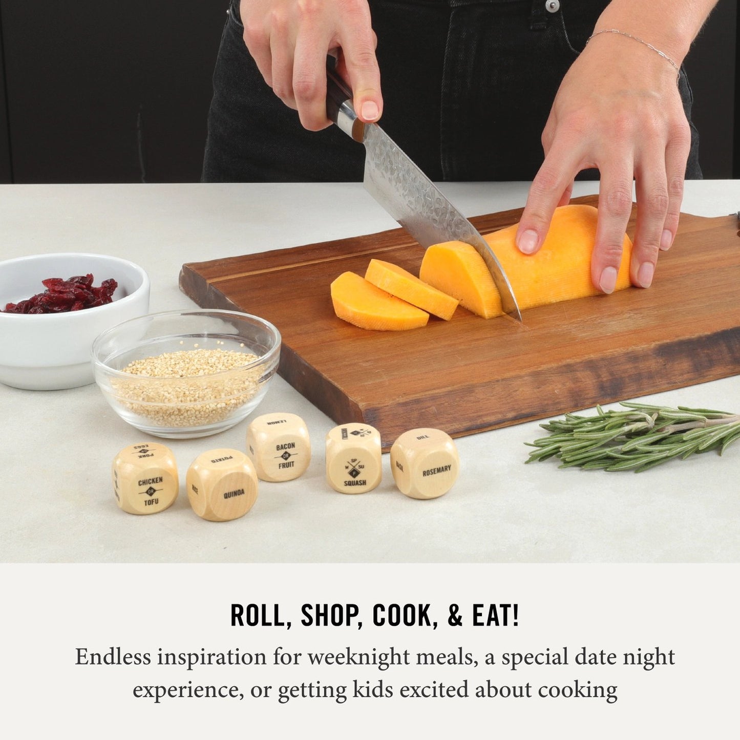Foodie Dice: Inspiration for Seasonal Dinners