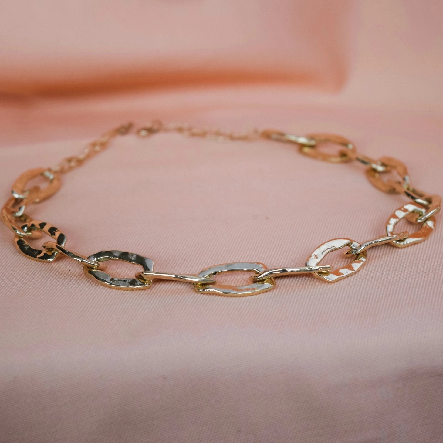 Brass Fortuna Chunky Chain Necklace