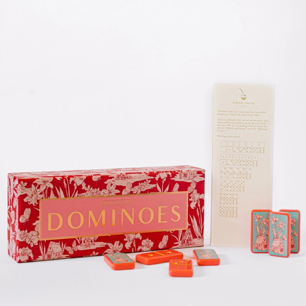 ‘Fairy House Toile’ Domino Set