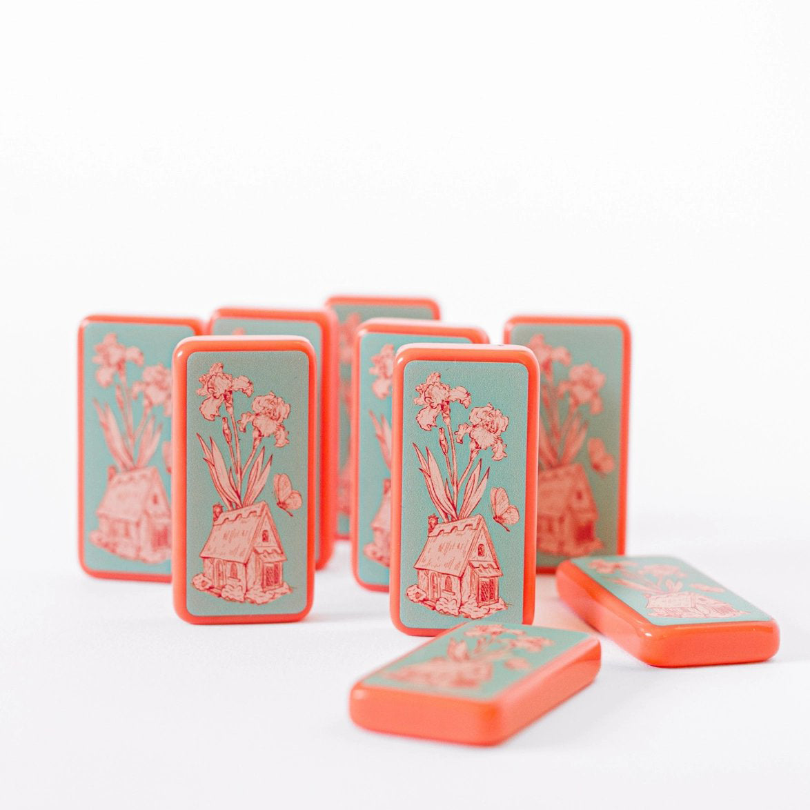 ‘Fairy House Toile’ Domino Set