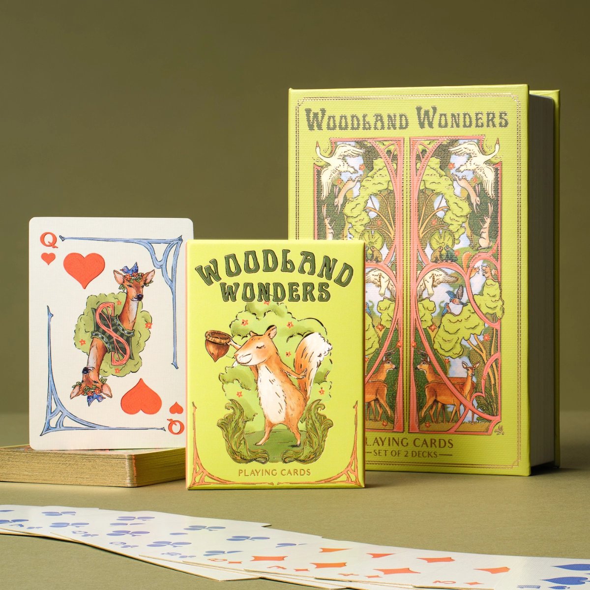 ‘Woodland Wonders’ Playing Cards (Book-Style Box Set)