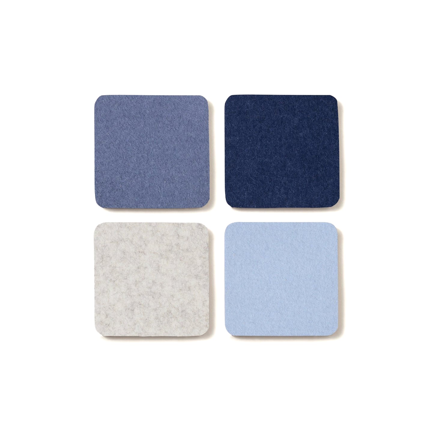Bierfilzl Square Felt Coaster 4-pack (choose color) Social Hour
