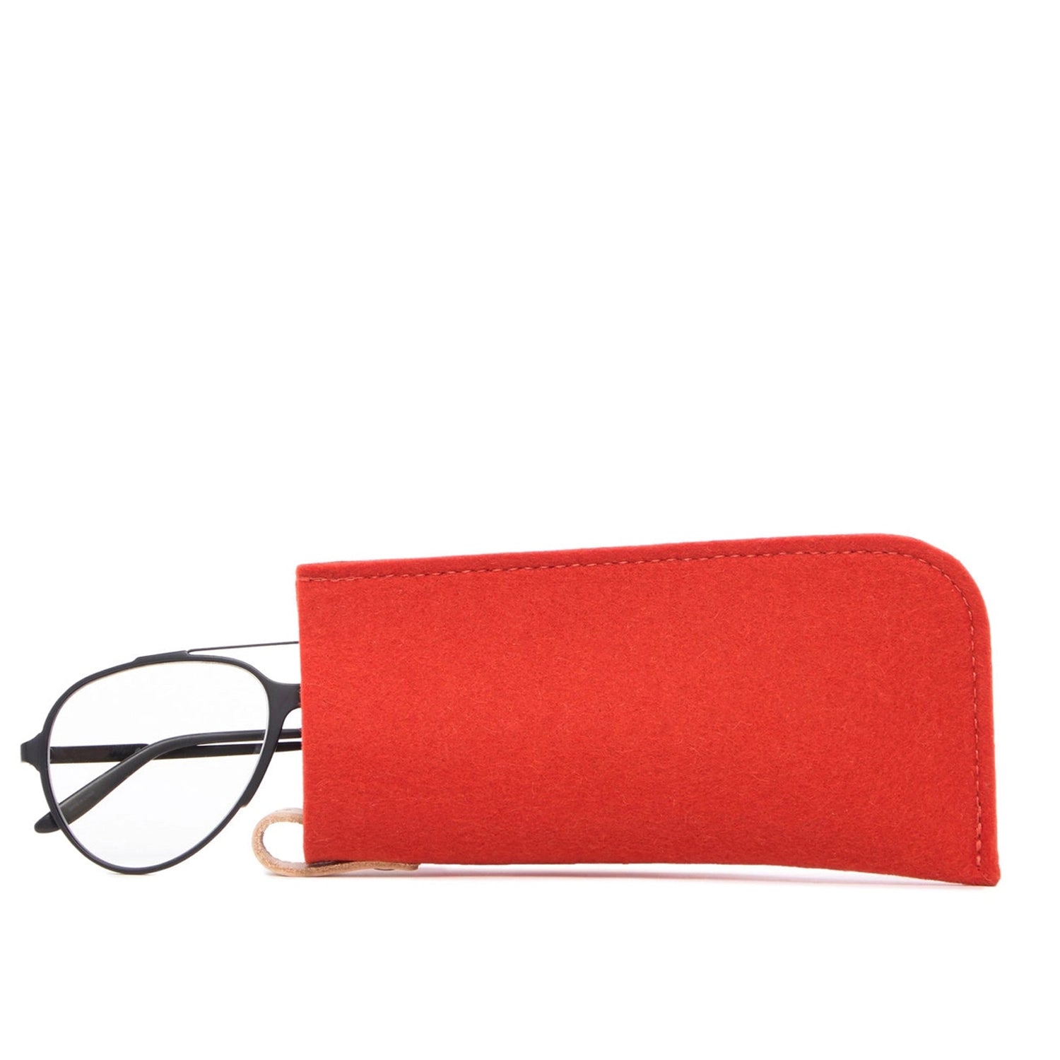 Felt Eyeglass Sleeve (choose color) Orange
