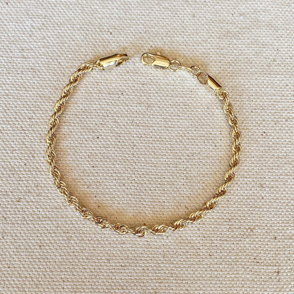 Rope Bracelet - Gold Fill