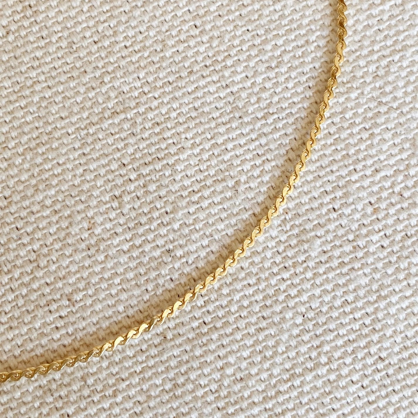 Gold Filled Delicate Chain Anklet