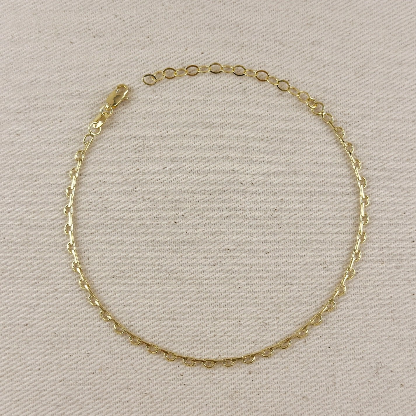 Gold Filled Lace Chain Anklet