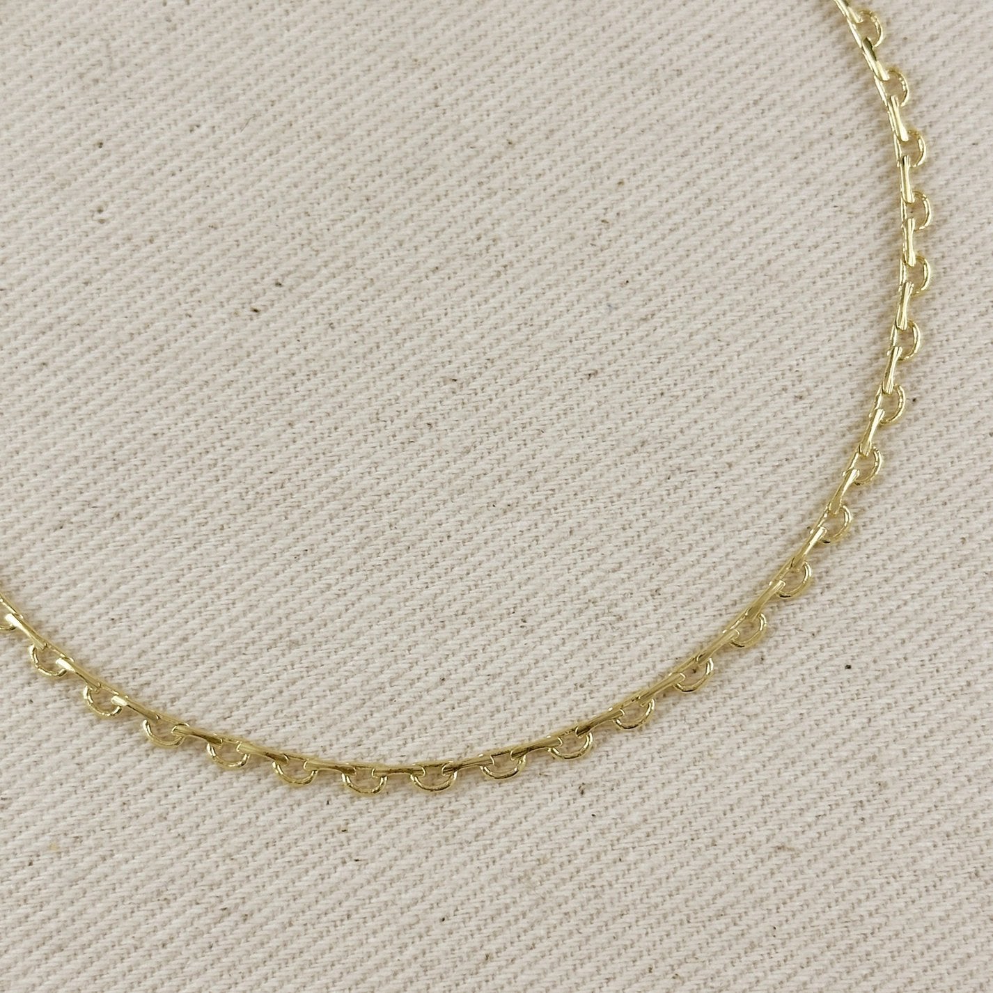 Gold Filled Lace Chain Anklet
