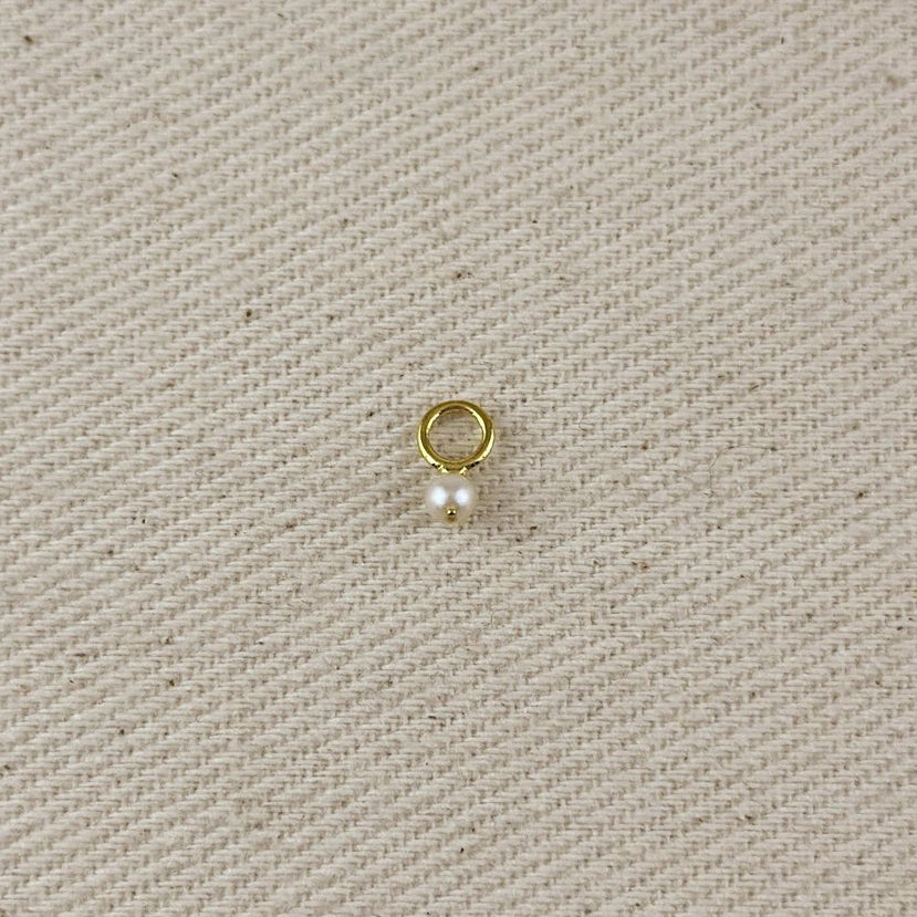 Gold Filled Freshwater Pearl Charm