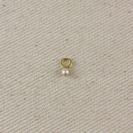 Gold Filled Freshwater Pearl Charm