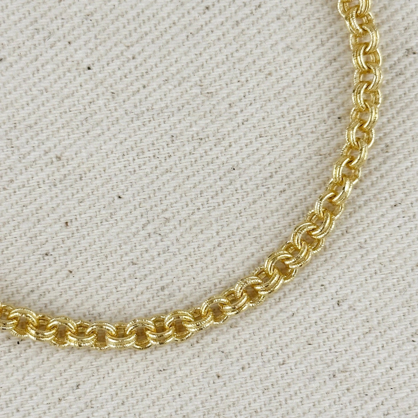 Double Rolo Chain Bracelet - Gold Filled