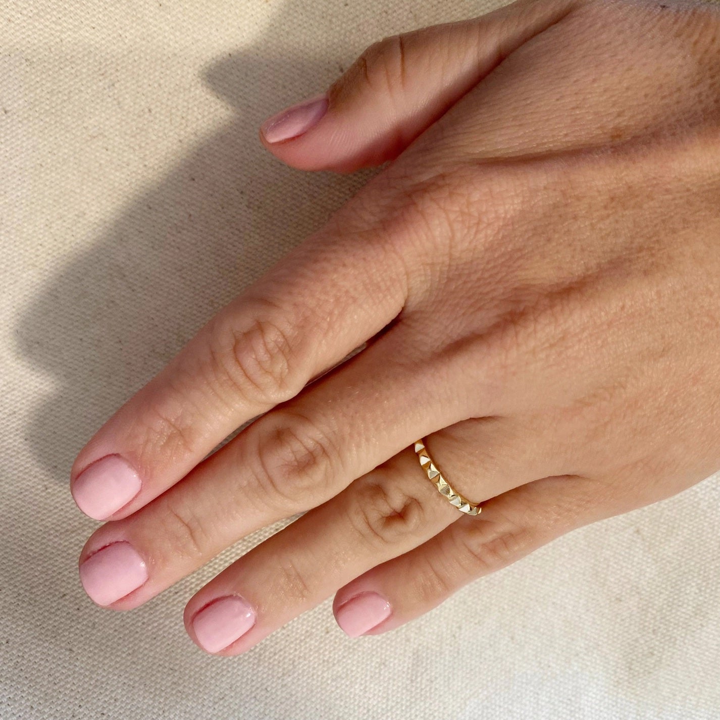Spiked Band Ring - Gold Filled (select size)