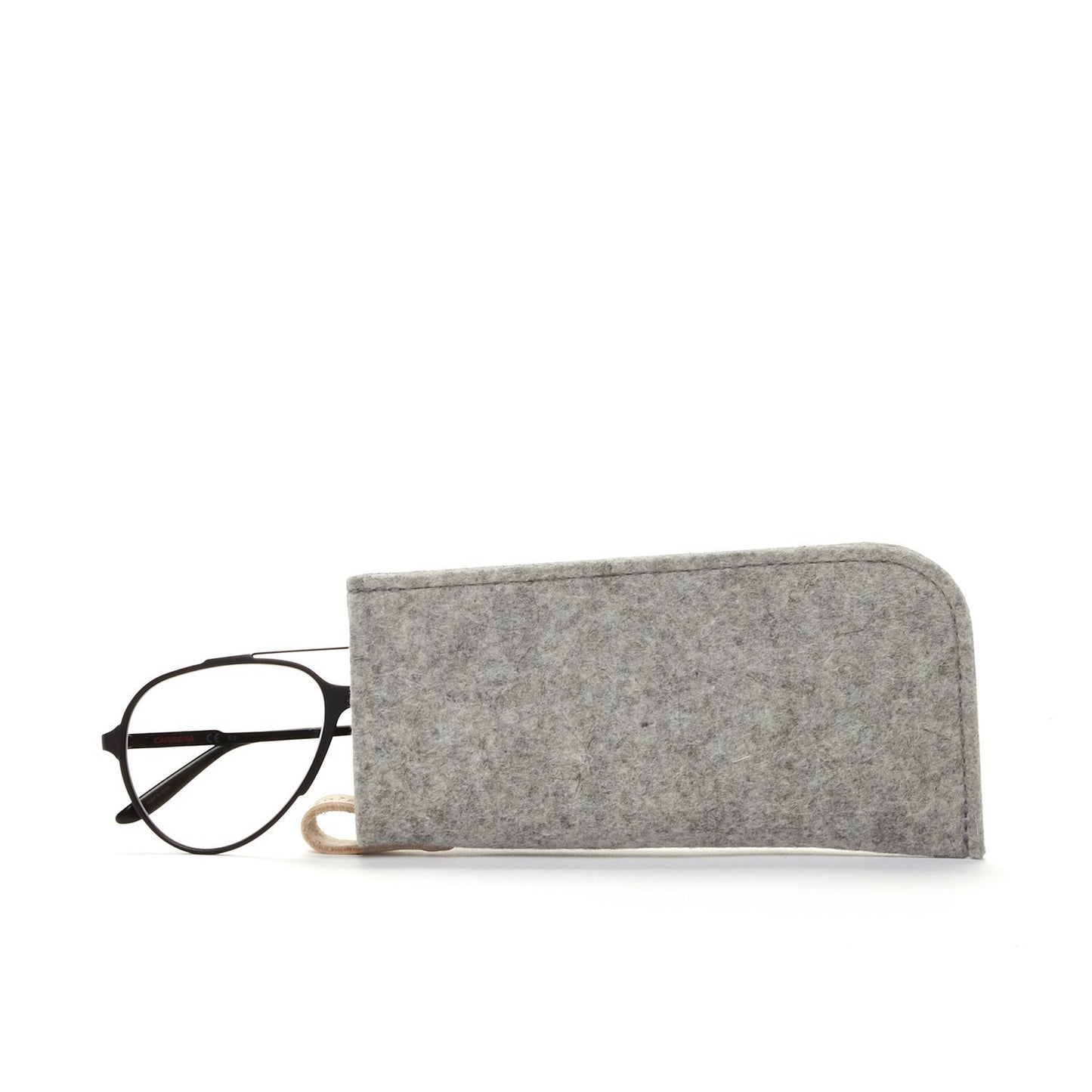 Felt Eyeglass Sleeve (choose color) Granite