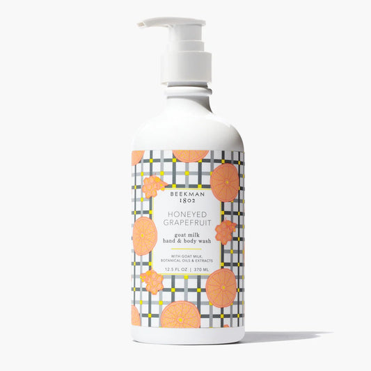 Hand & Body Wash | 12.5 oz Pump Bottle - Honeyed Grapefruit
