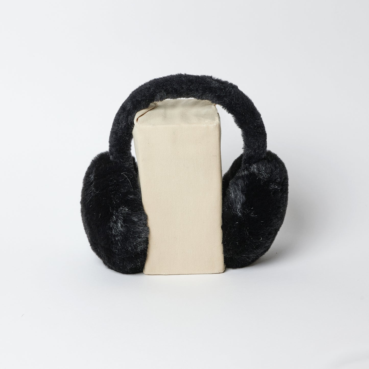 Faux Fur Earmuff (Select Color) Black