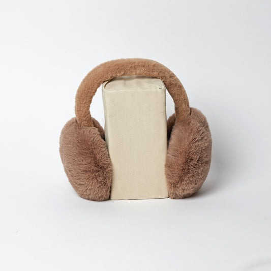 Faux Fur Earmuff (Select Color) Taupe