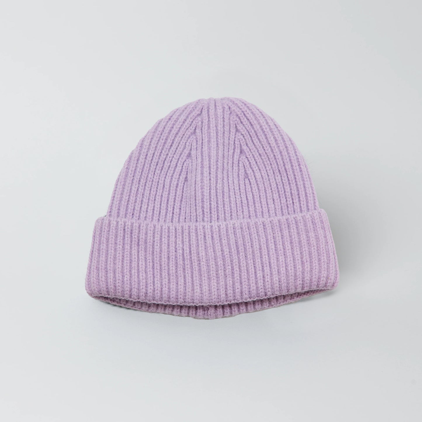 Match Rib Beanie Hat (Select Color) Lavender