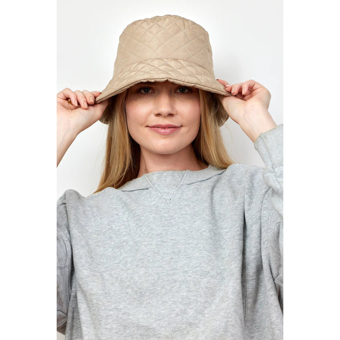 Modern Quilted Bucket Hat (Select Color)