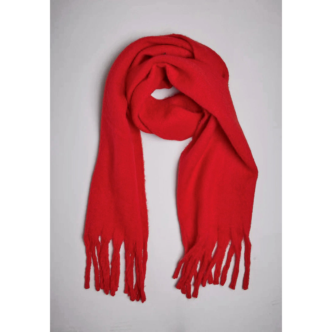 Chic Solid Scarf (Select Color) Red