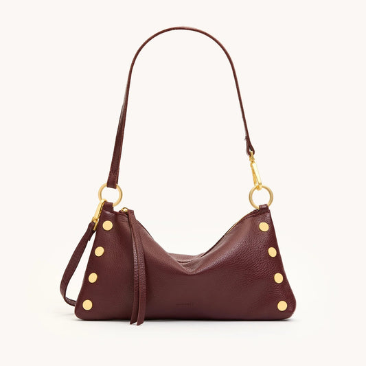 Hammitt Kyle Crossbody/Shoulder Bag - LIMITED EDITION Cherrywood Pebble/Brushed Gold