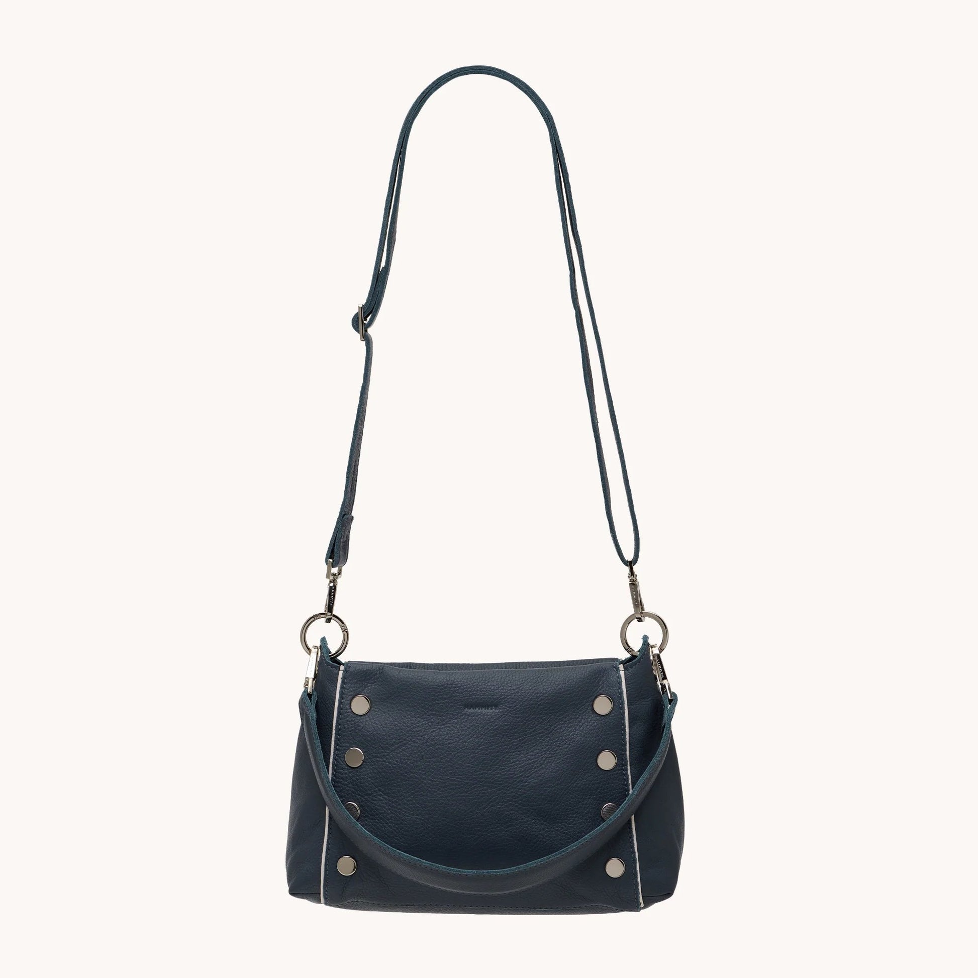 Hammitt Bryant Medium Crossbody Bag - Nautical Navy/Shiny Silver